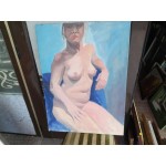 Голяма картина масло на платно Испания - 3748